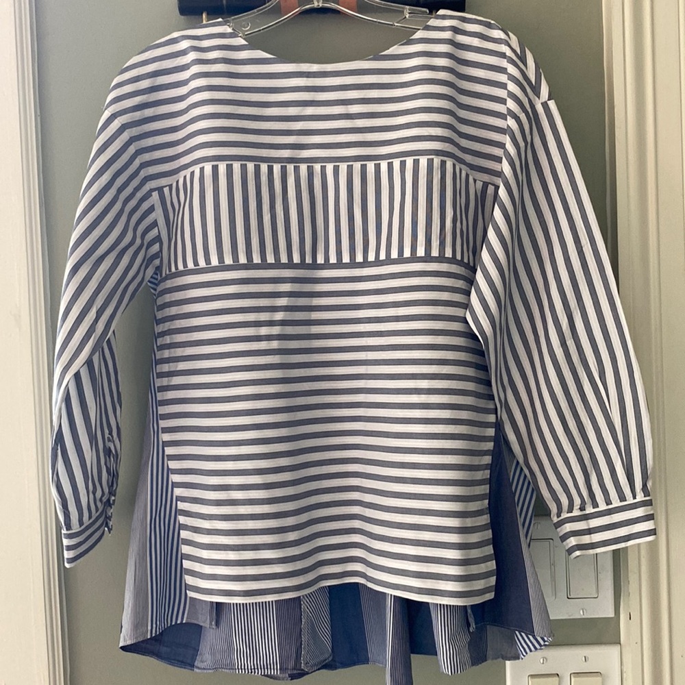 Raw Fudge Striped Blouse